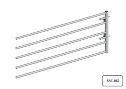 5-rörs insticksdel autolås 2,5M