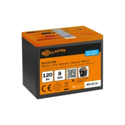 Batteripaket Alkaline batteri 9V/120Ah
