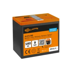 Batteripaket Alkaline batteri 9V/160Ah