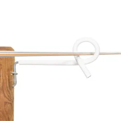 Distanshållare pigtail 17,5cm vit (10)