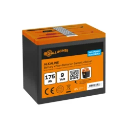 Batteripaket Alkaline batteri 9V/175Ah