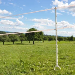 Duopack Häststolpe vit 1,55m (2x5)