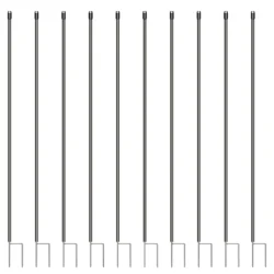 PVC-plaststolpe svart ø19mm 2,00m (10)
