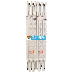 Duopack Vario stolpe vit 1,00m (2x10)